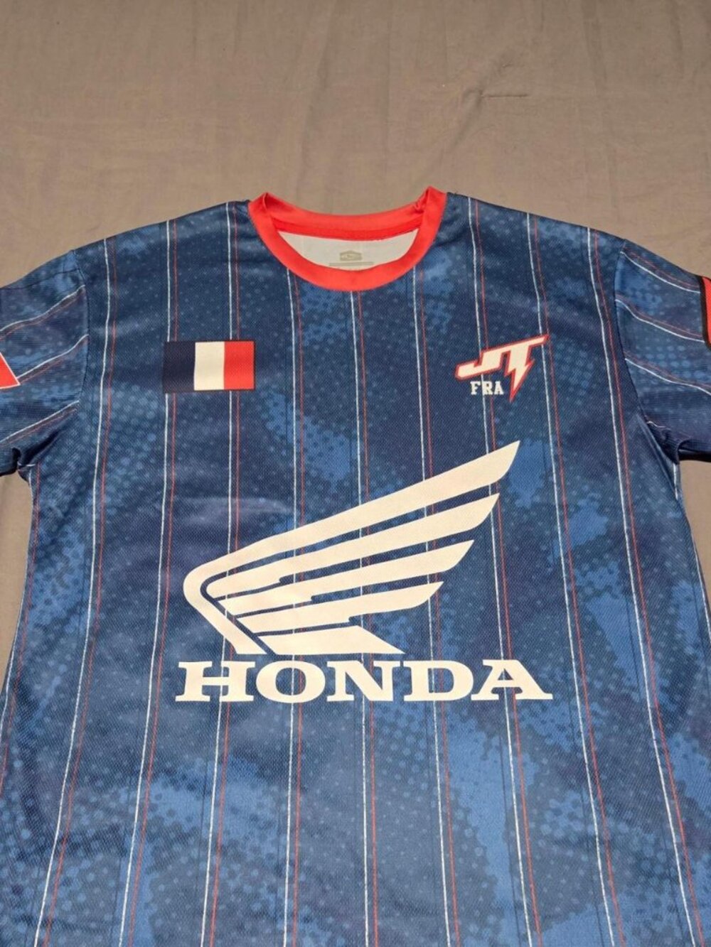 JT Racing Honda France Victory Podium Motocross Jersey 26 L